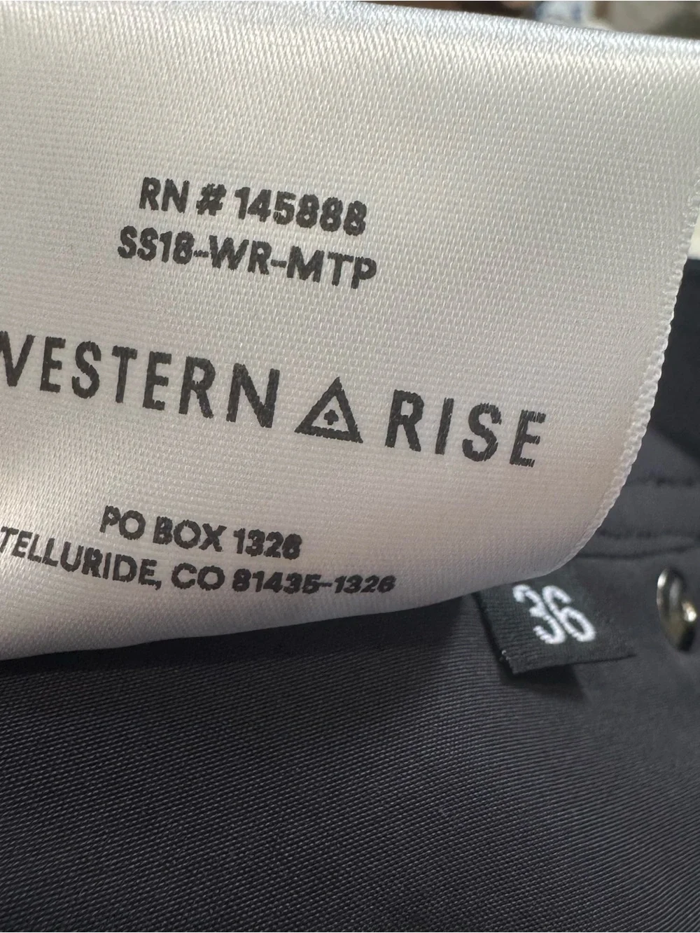 Western Rise Evolution Pant Slim Fit Blue Performance Travel 36x36/38 Long NWT